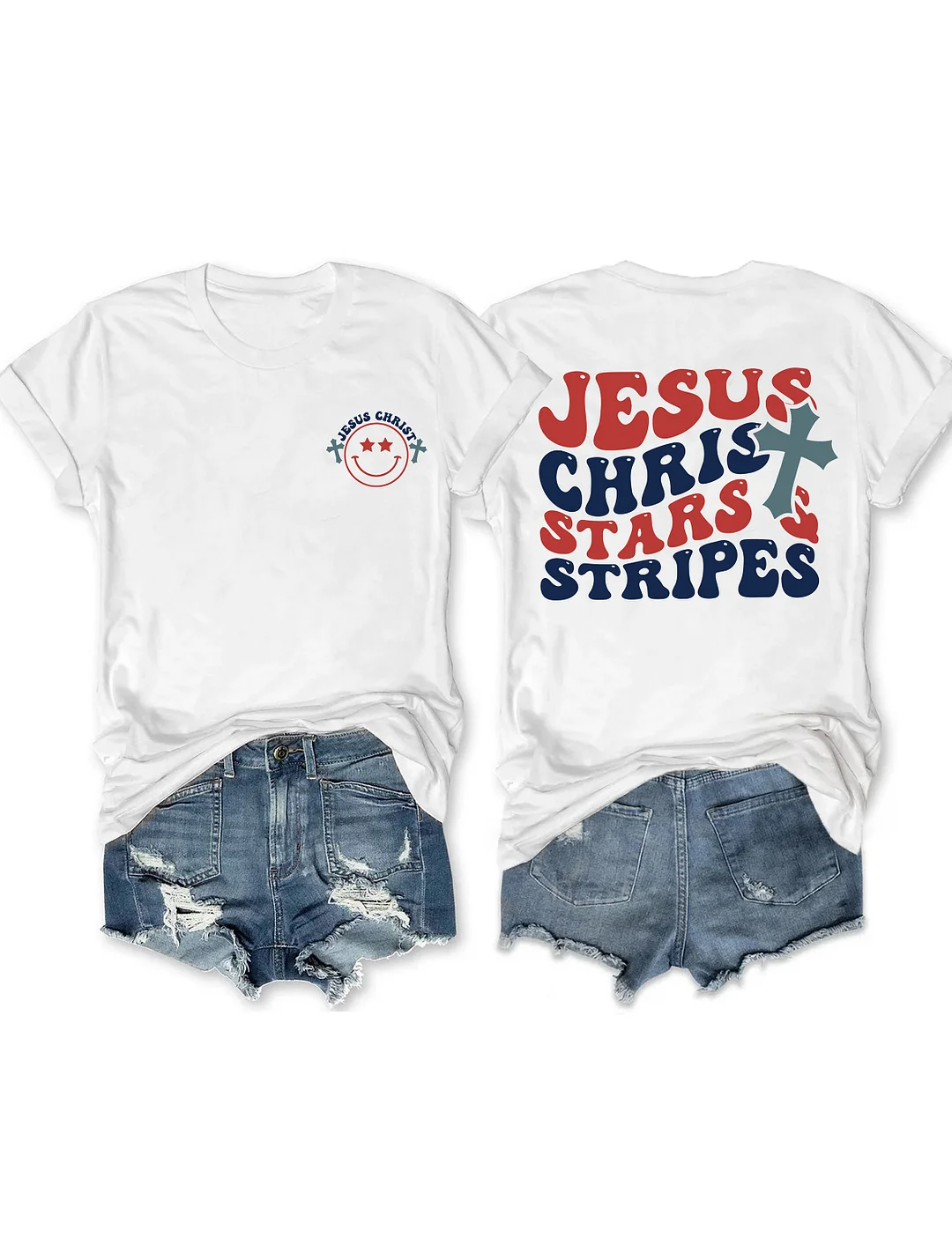 Jesus Christ Stars & Stripes T-shirt