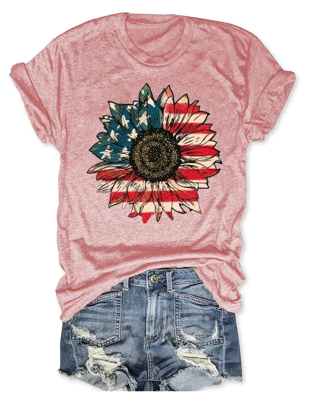 America Sunflower T-Shirt