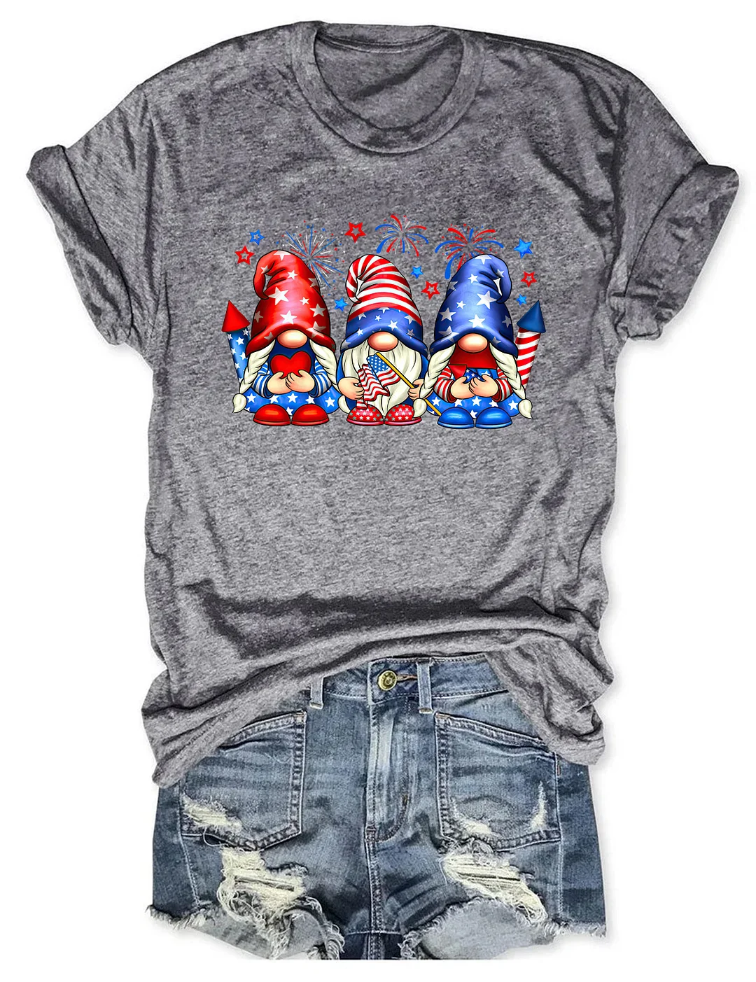 4th Of July Gnomes T-shirt