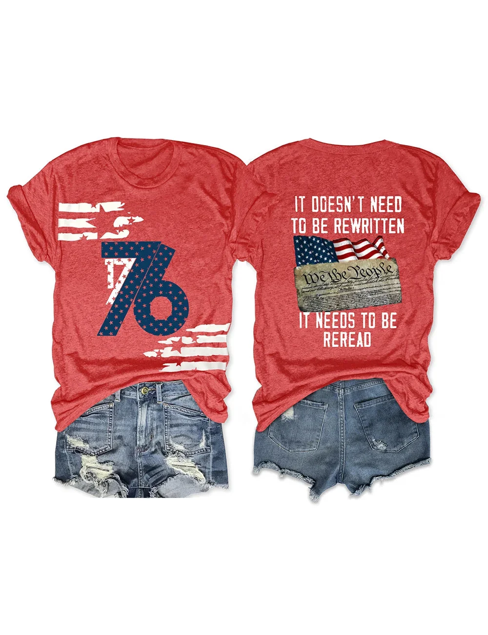 We the People 4th of July 1776 T-shirt