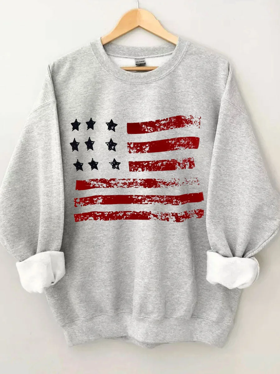 America Flag Sweatshirt