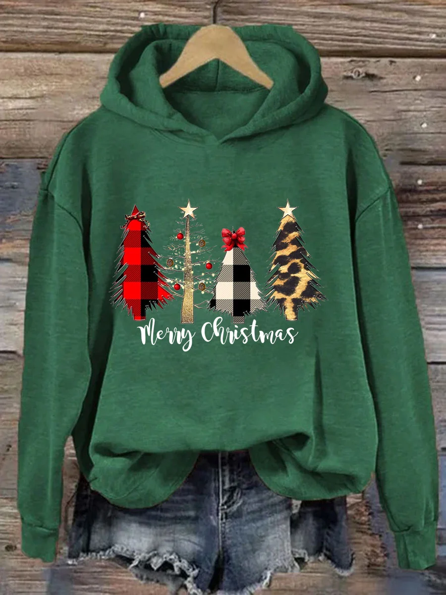 Merry Christmas Tree Hoodie