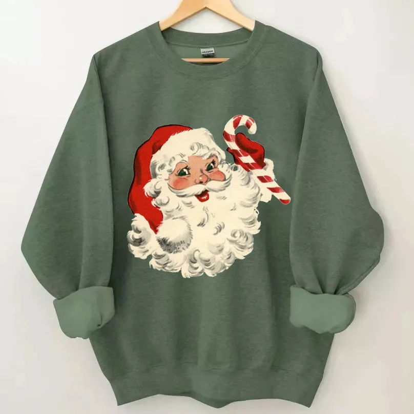 Retro Santa Christmas Sweatshirt