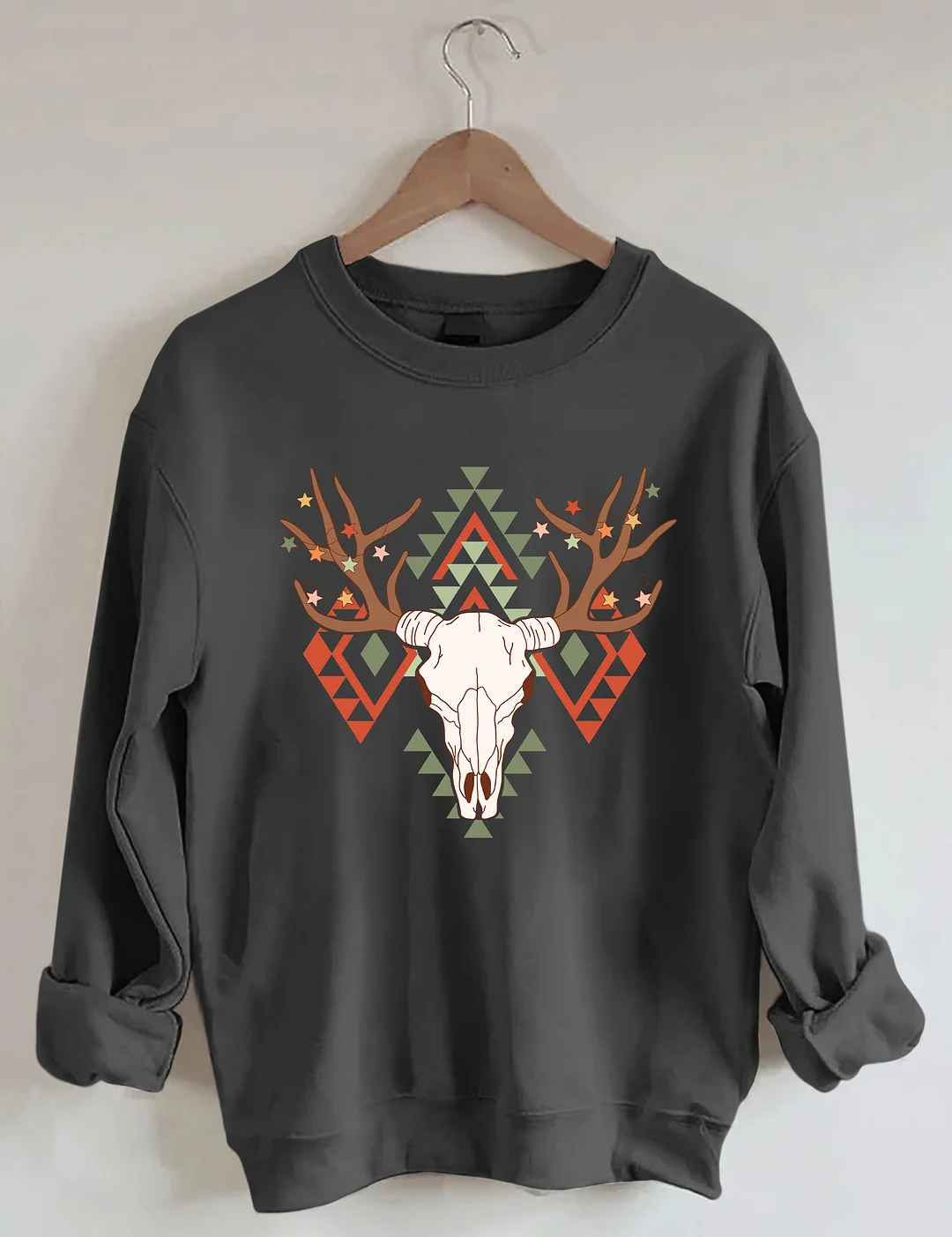 Deer Western Christmas Sweatshirt