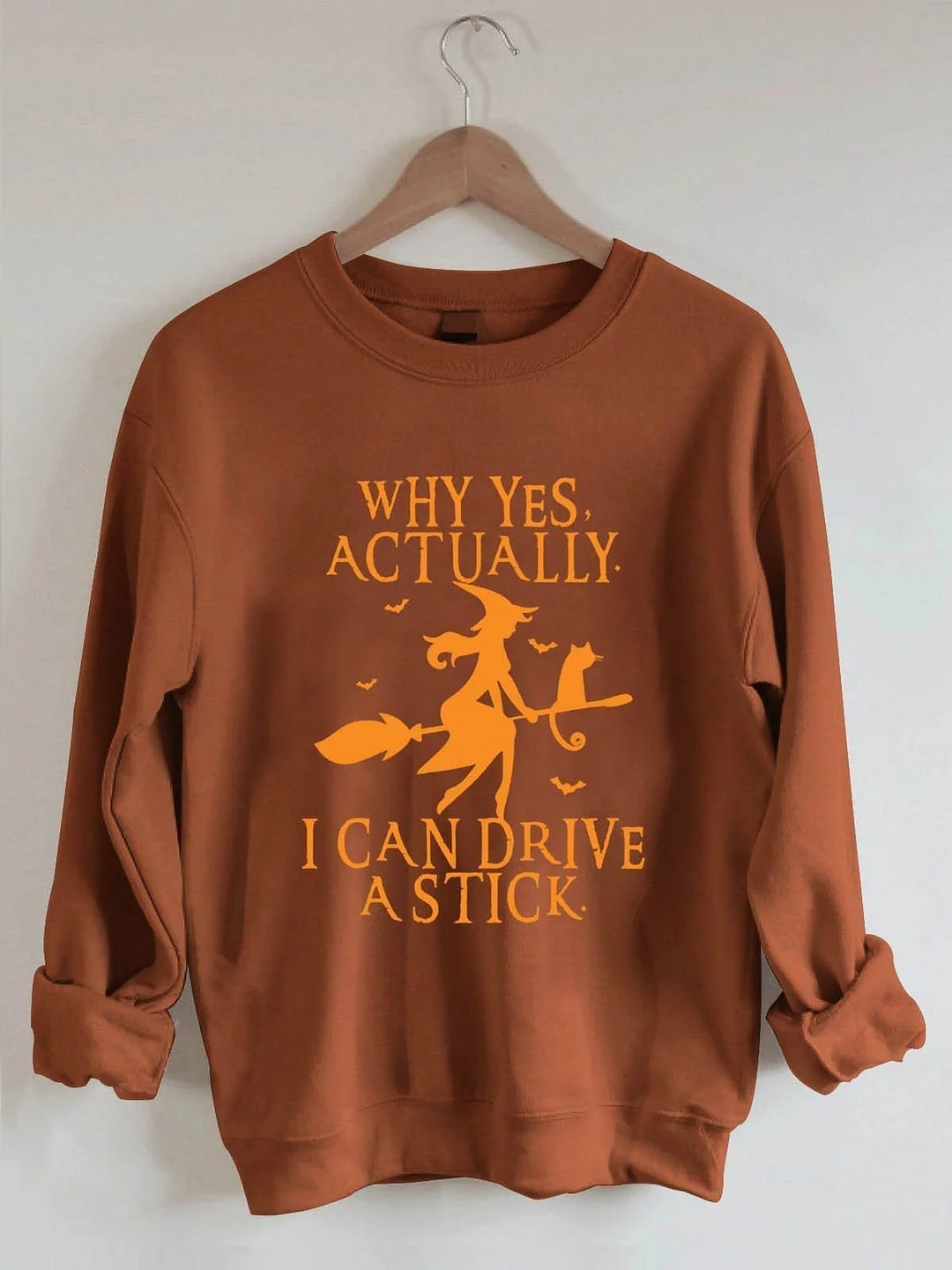 Why Yes Actually I Can Drive A Stick Halloween Sweatshirt