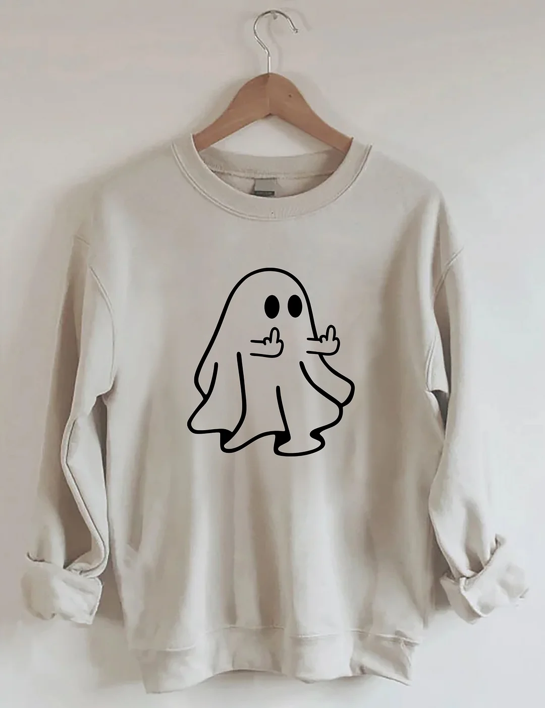 Ghost Middle Finger Sweatshirt