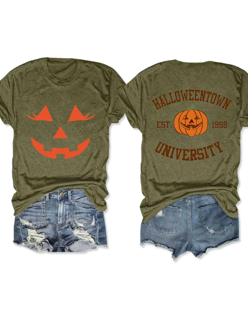 Smile Pumpkin Halloweentown Est 1998 T-Shirt