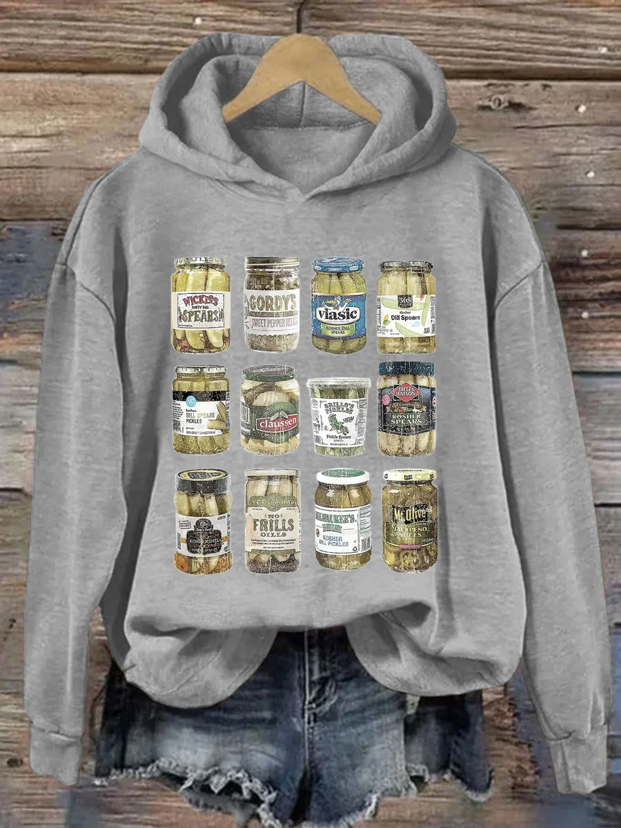 Vintage Canned Pickles Hoodie