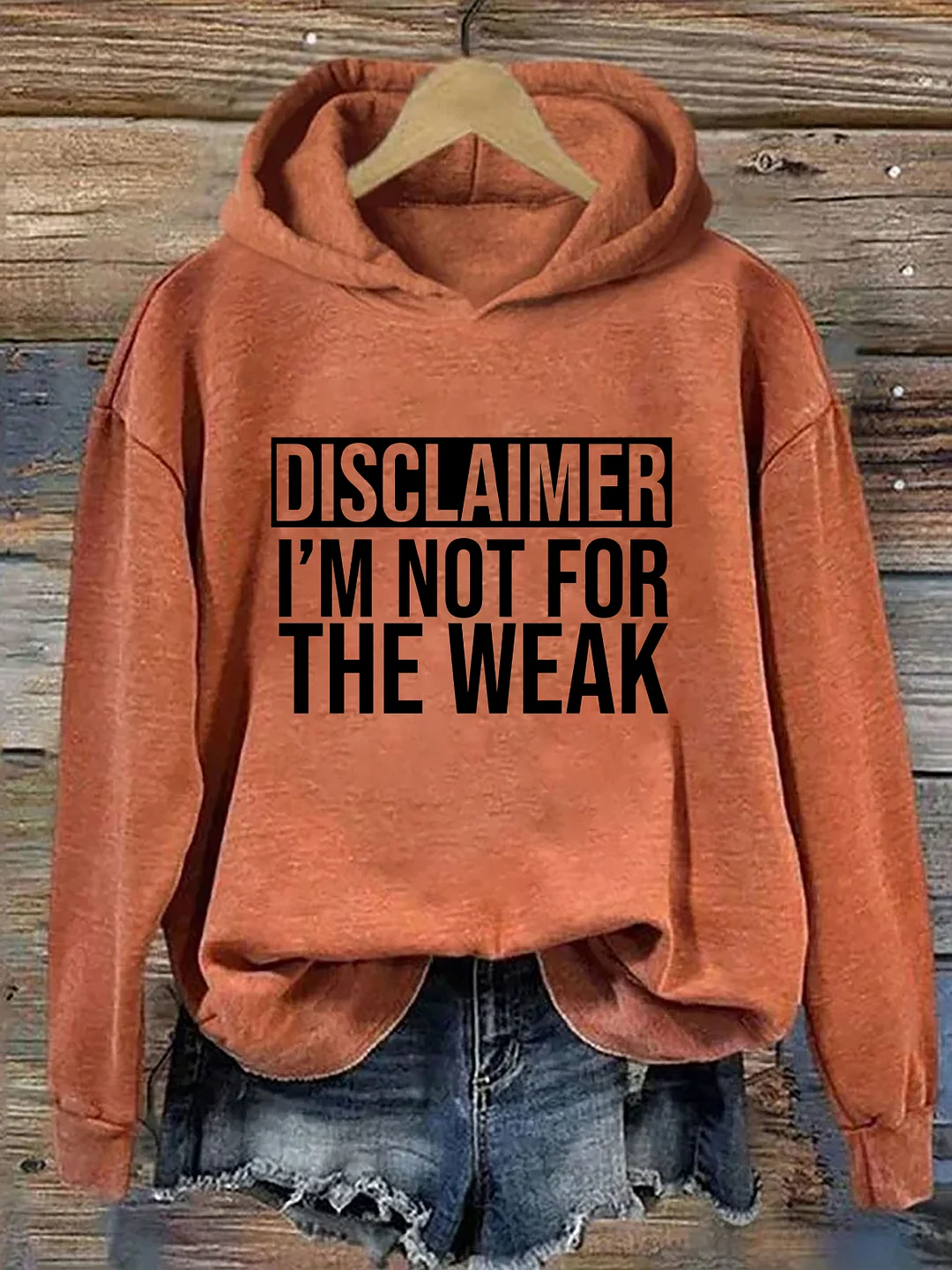 Disclaimer I'm Not For The Weak Hoodie