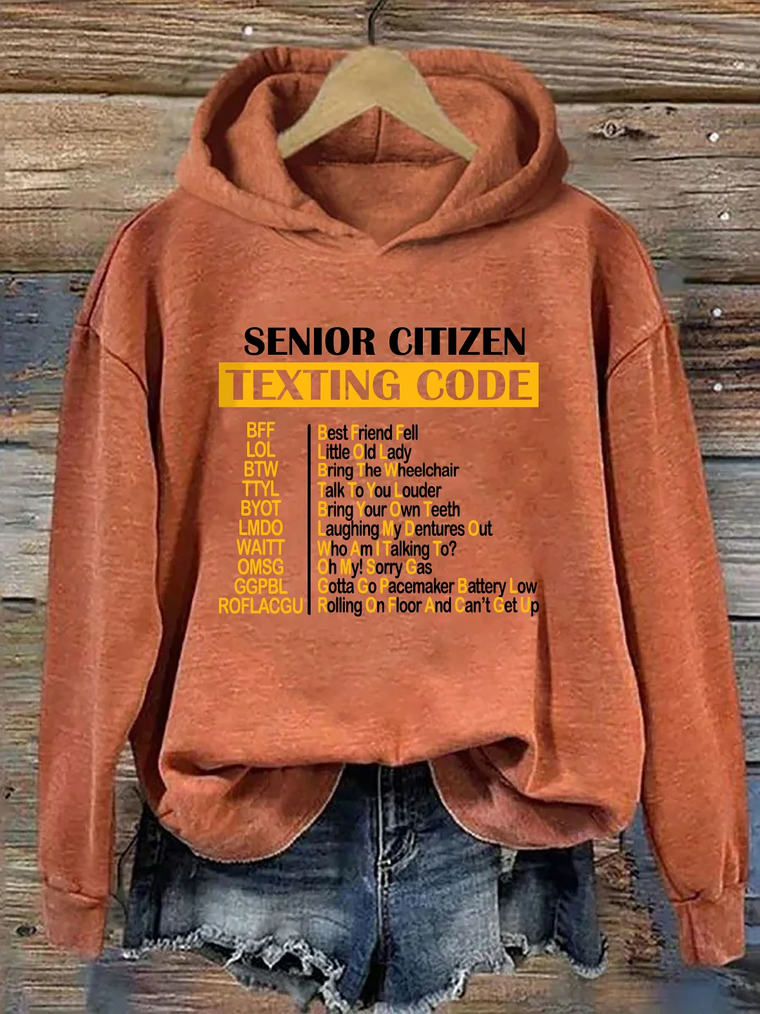 Sarcastic Senior Citizen Hoodie