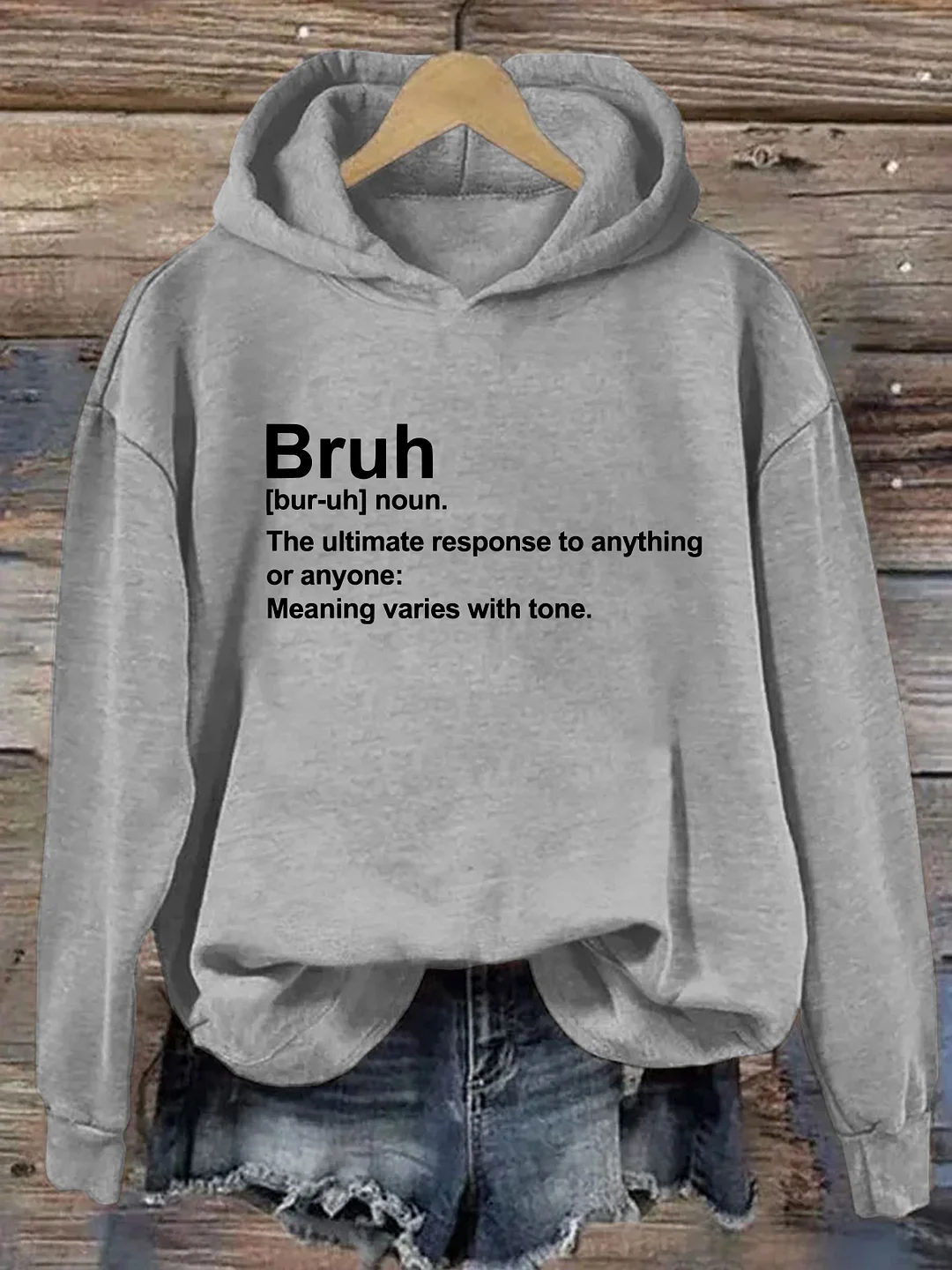 Bruh Definition Hoodie