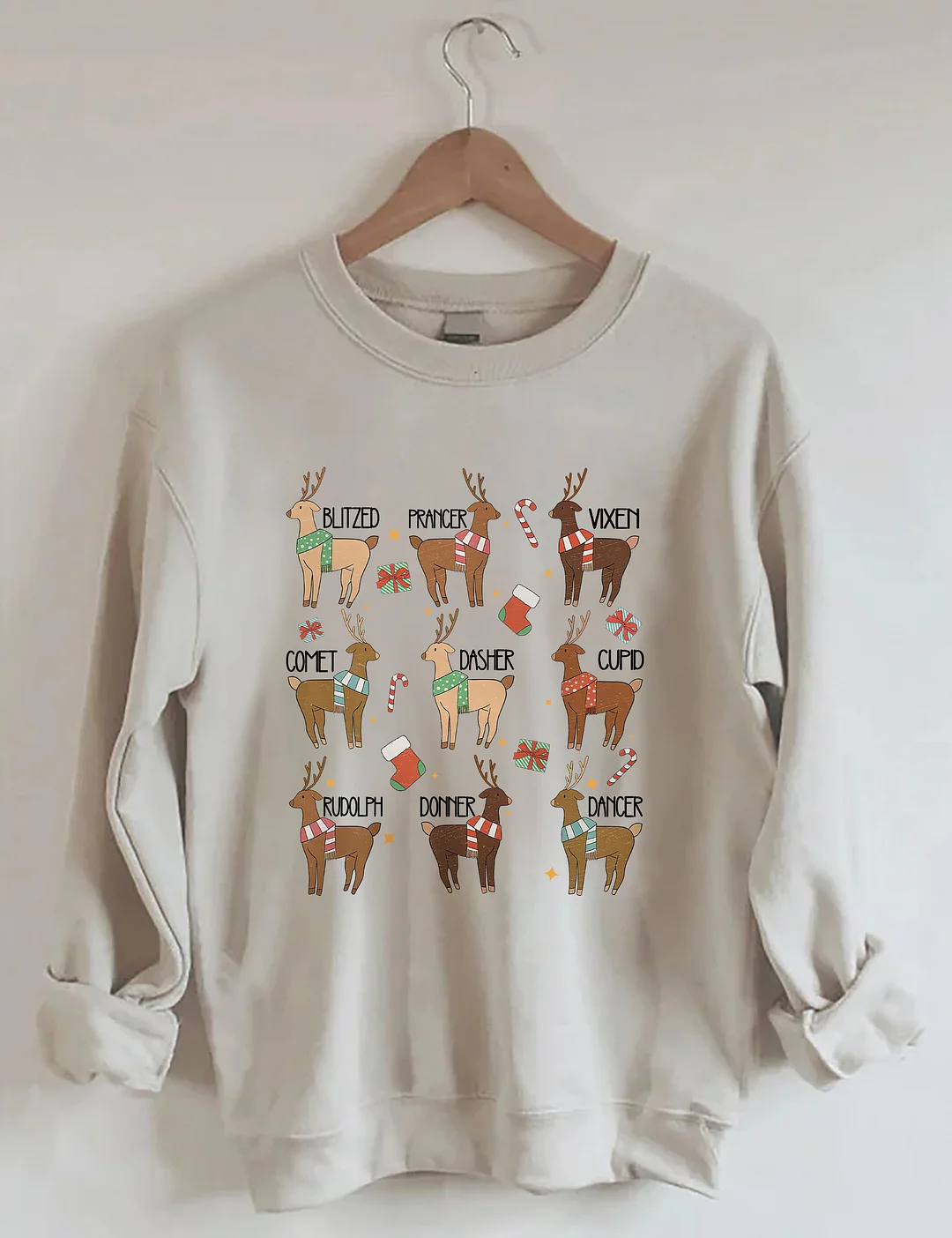 Reindeer Rudolph Christmas Sweatshirt