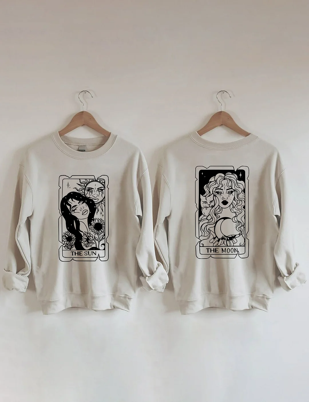 Tarot Cards Sun And Moon Sweatshirt