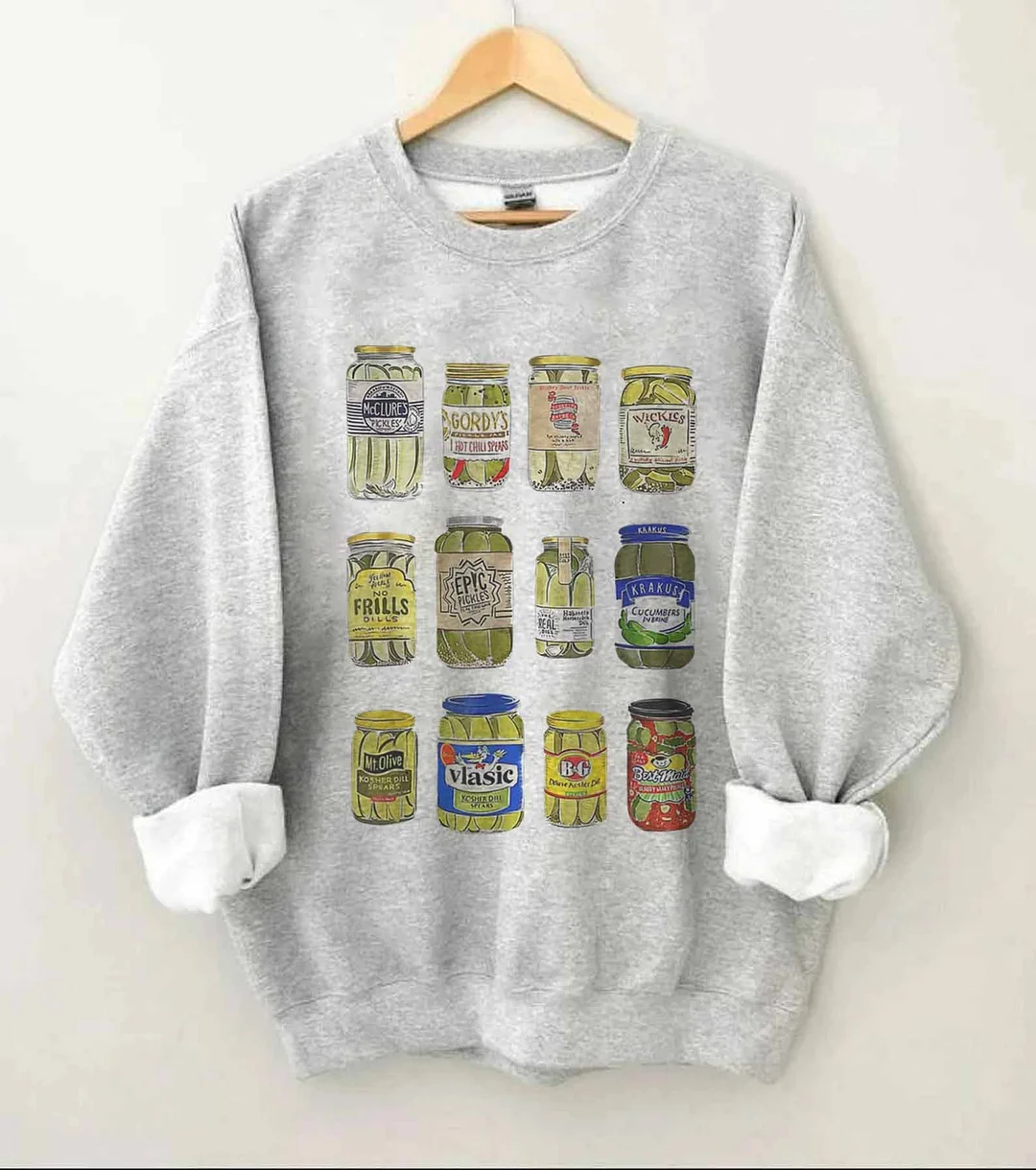 Vintage Canned Pickles Sweatshirt