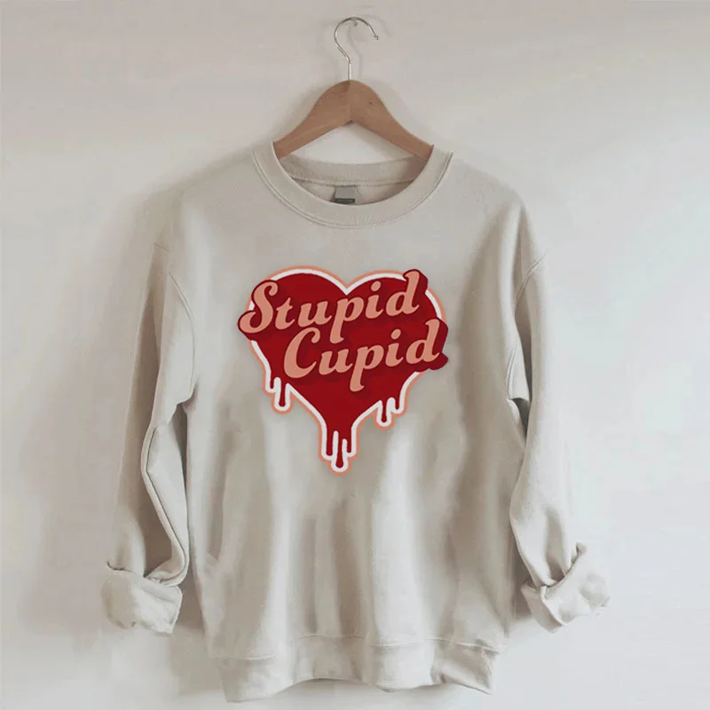 Stupid Cupid Valentine Sweatshirt