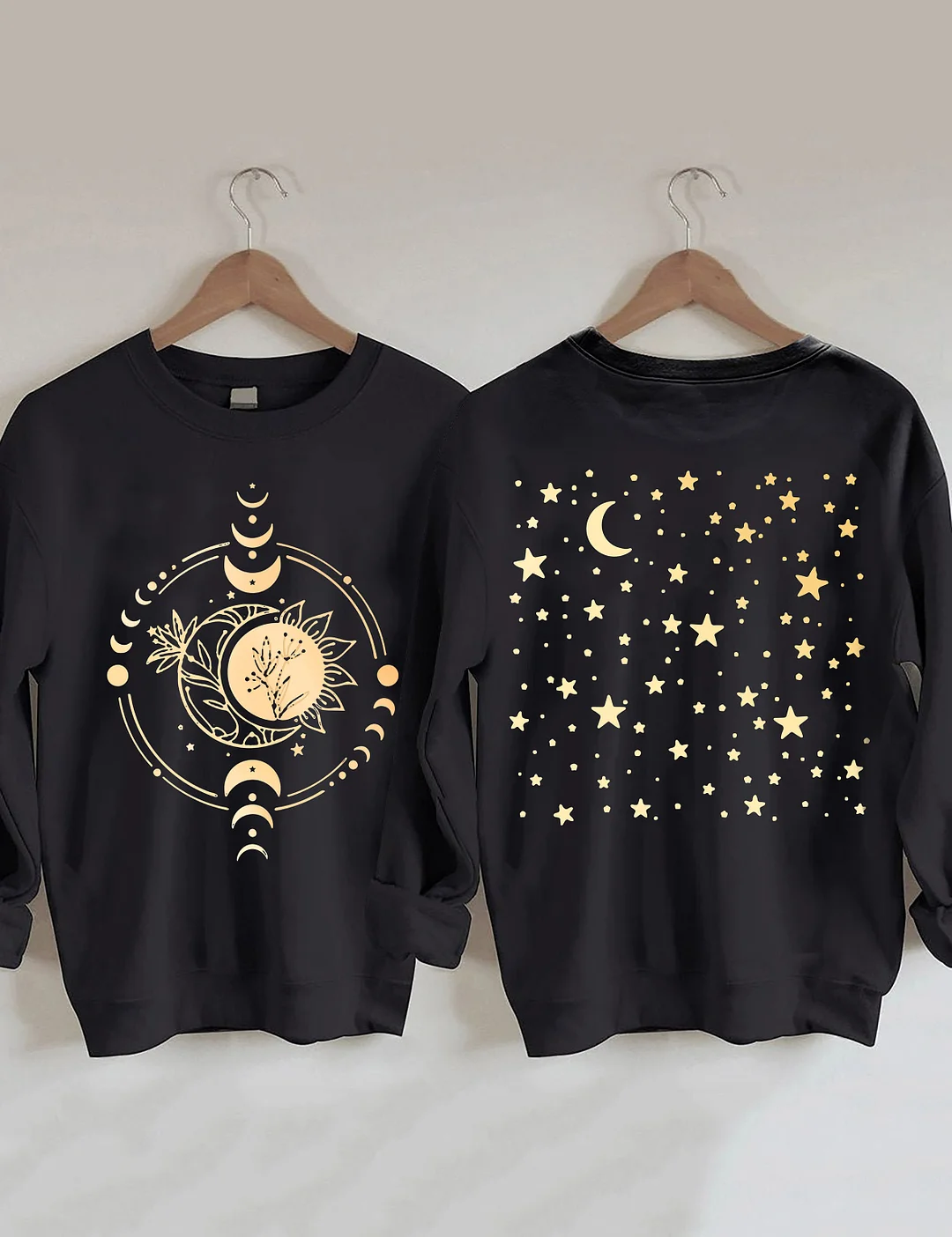 Shiny Mysterious Moon Phase Sweatshirt