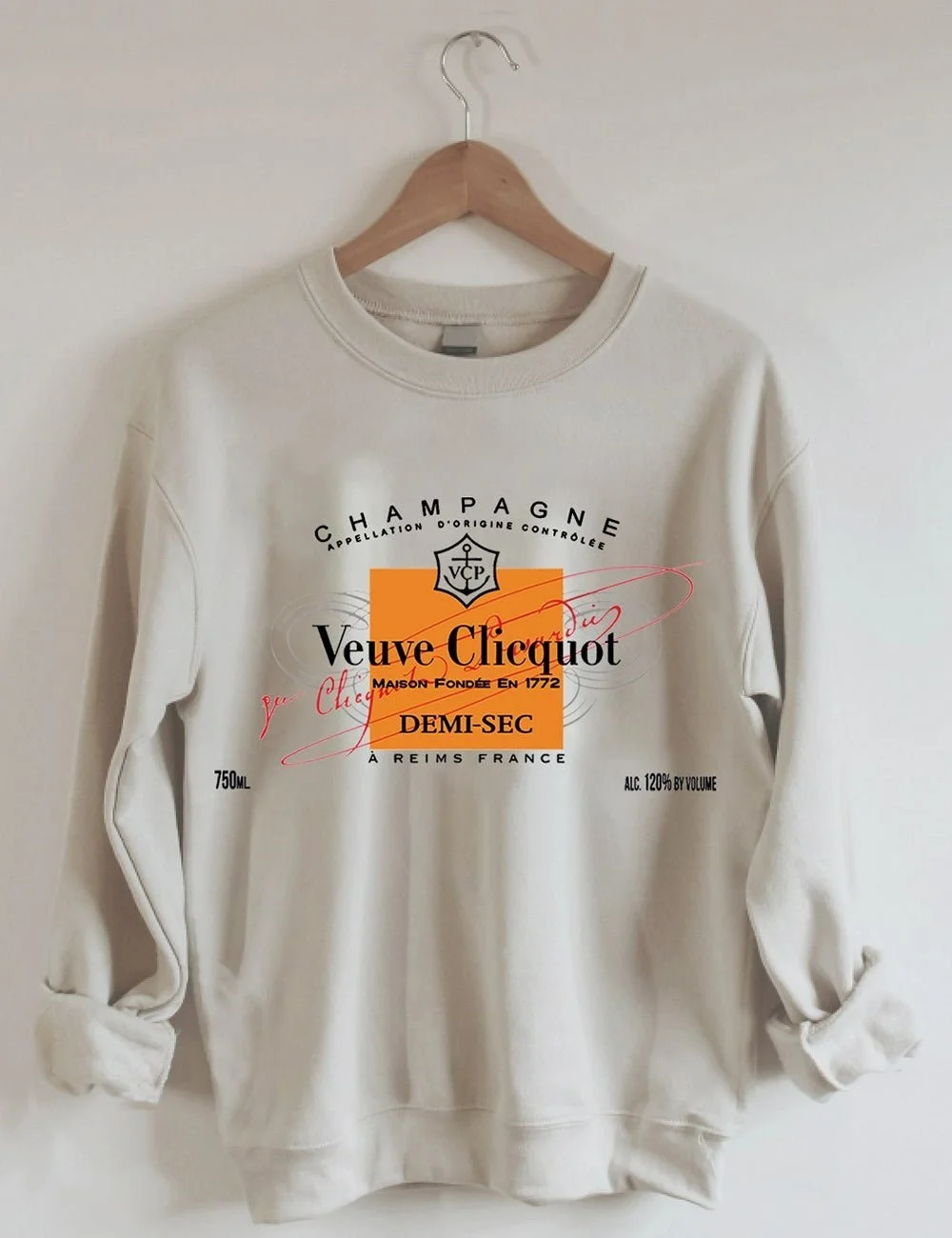 Veuve Clicquot Champagne Sweatshirt