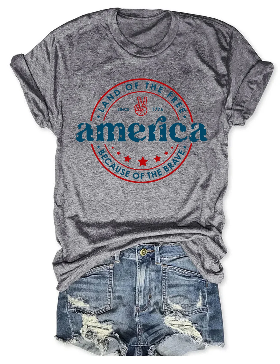 America Land Of The Free Because Of The Brave T-shirt