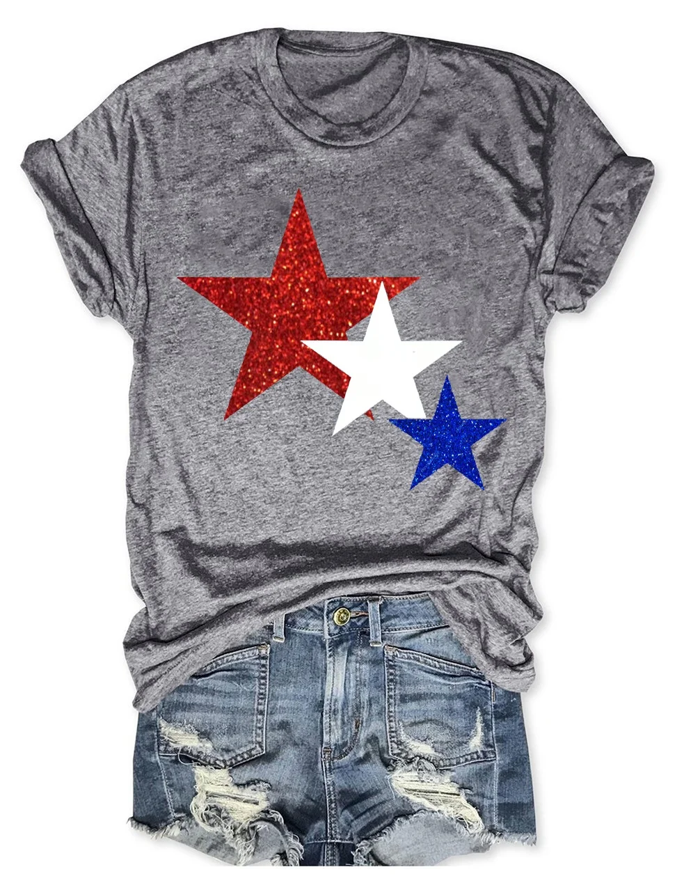 Glitter 4th of July T-Shirt