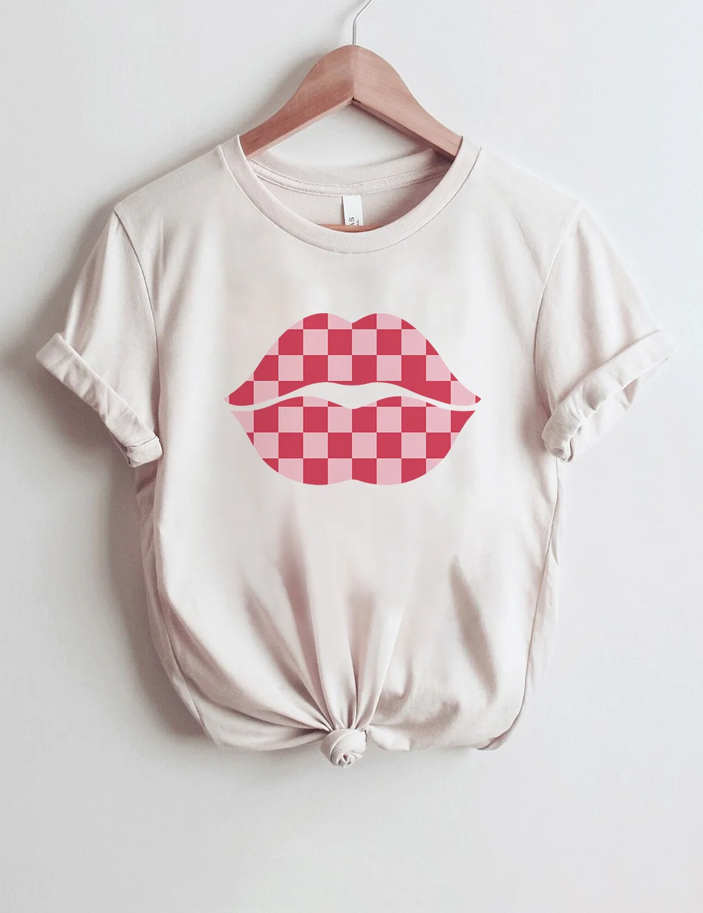 Checker Lips T-Shirt