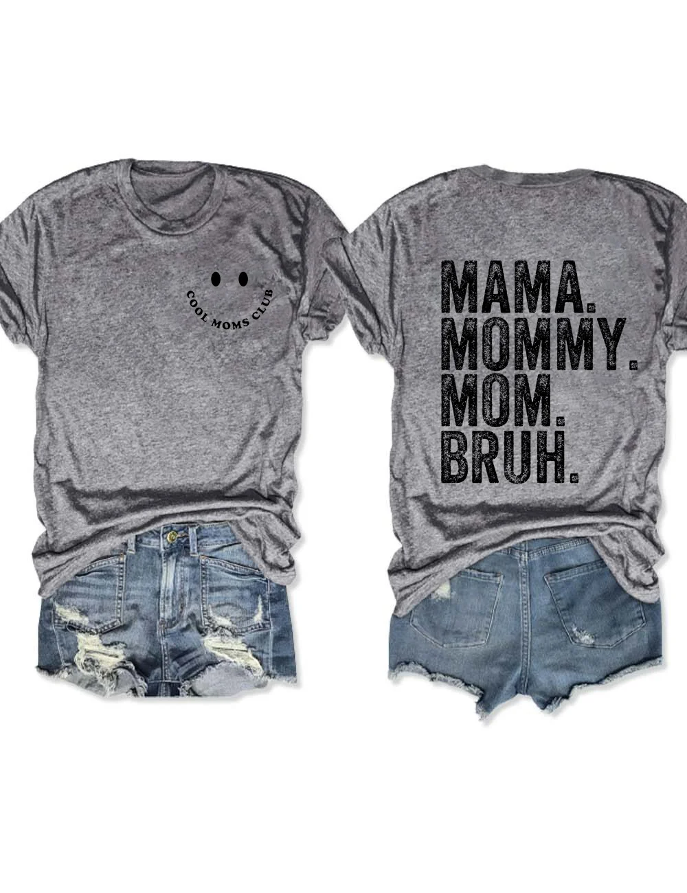 Cool Moms Club, Mama Mommy Mom Bruh T-Shirt