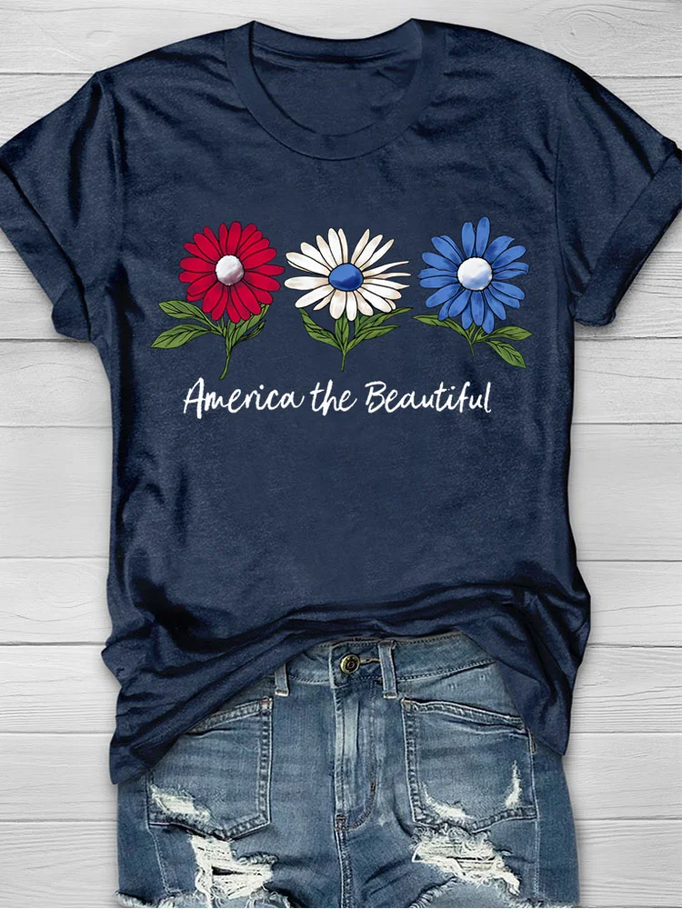 America The Beautiful T-shirt