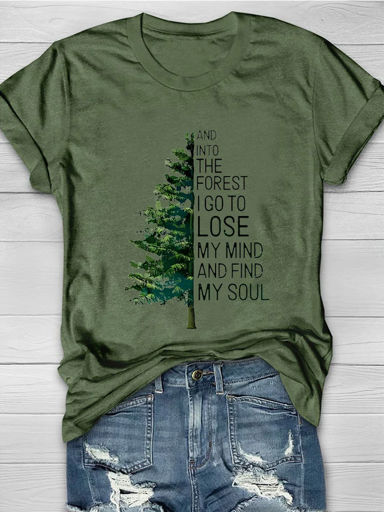 And Into The Forest Hiking T-shirt