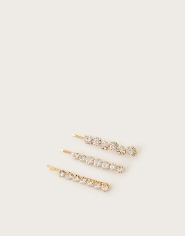 Monsoon 3-Pack Diamante Hair Slides