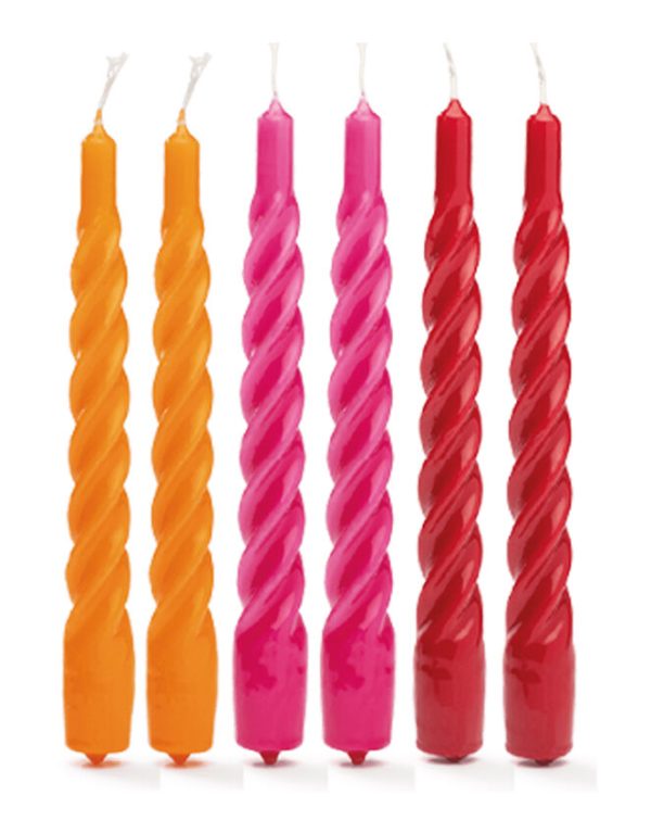 Monsoon Twisted Candles Anna and Nina 6-Pack - Image 2