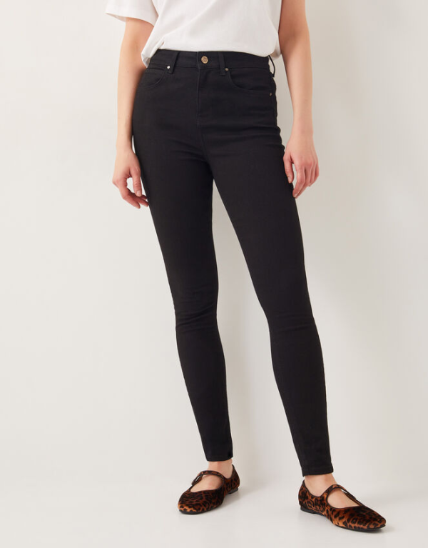 Monsoon Nadia high-waisted skinny jeans black - Image 2